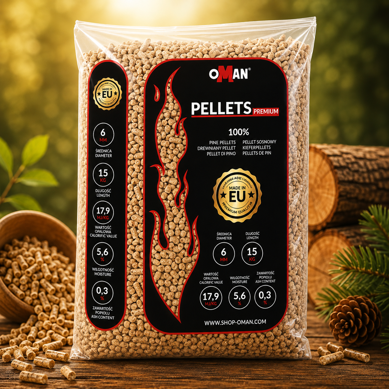 OMAN Premium -pelletti