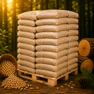 A1 Puupelletti 15kg, 975kg, 8mm, kotimainen